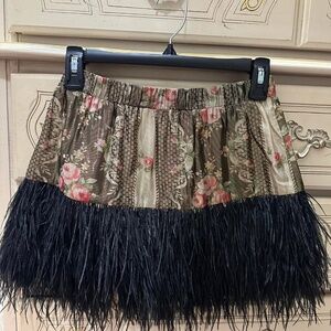 LoveShackFancy Risha Mini Skirt (XS)